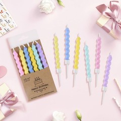 BEAN LIEVE 12-Count Birthday Candles – Rainbow 12-Count, Multicolor