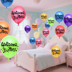 Welcome Home Balloons for Welcome Home Decoration Family Party Supplies (21 Pack
