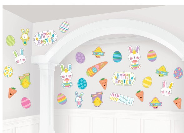 Hello Bunny Happy Easter Cutouts