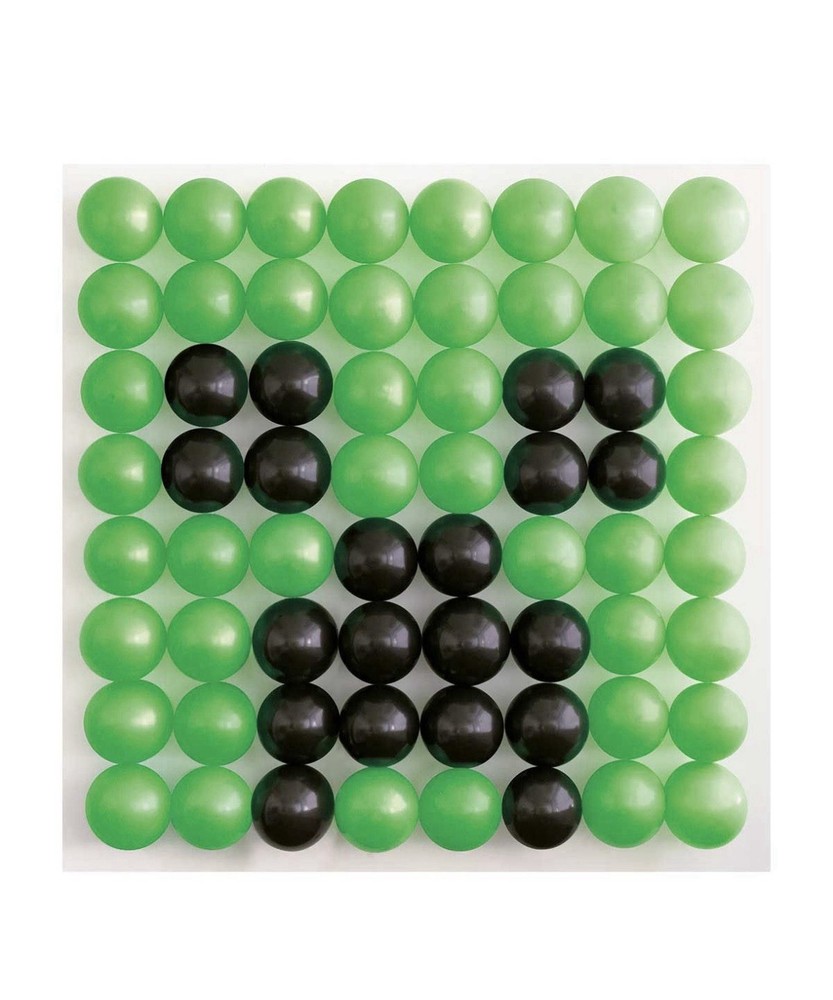 Minecraft Birthday Party Supplies-Creeper 64 Balloon Wall Decoration – SEALED
