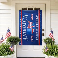 4th of July Decorations – 3×5 Ft Double Sided 3 Layers 250th Anniversary Flag…