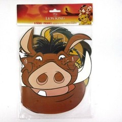 Disney Lion King Party Supply Bundle Masks Tablecloth Simba Rafiki Timon Pumbaa