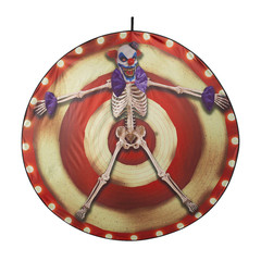 62 3/4″ Clown Skeleton Target Ready-to-Hang Halloween Decoration