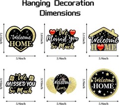 Pimvimcim Welcome Home Decorations, 40pcs ‘We Missed You So Much’ Multicolor