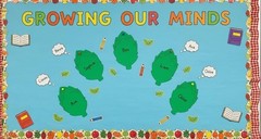 31 PCS Green Leaf Large Single Color Creative CutOuts 5.5×5.5 Inch Kids School