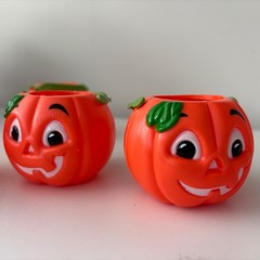 Sun Hill Halloween Pumpkin Candy Buckets Treat Holders Party Favors Set of 5