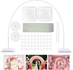 Upgraded , Large Adjustable Stand with Base, 10Ft Wide & 9FT Tall for Birthda…