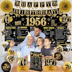 70th Birthday Decorations Kit for Men Women