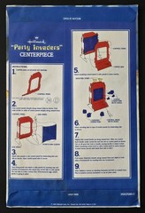 Video Game Hallmark Centerpiece Birthday Party Invaders 12″ NOS (38) Place Cards