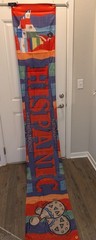 Hispanic Heritage Month 20″ X 10′ Tapestry Flag Banner #066