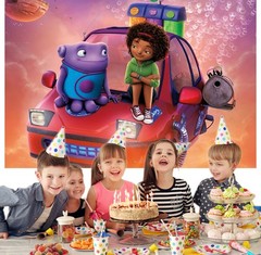 Home Party Supplies Backdrop Banner Background Vinyl Birthday Gift