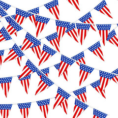 100 Ft Pirate Banner Flag 48 Pcs Pirate Triangle Banner Flags | Pirate Birthday