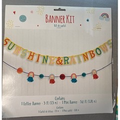 Sunshine Party Bundle Banner Room Wall Decor Positive Happy Birthday Rainbow