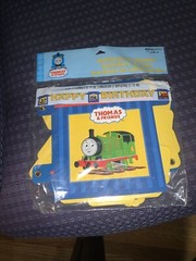 Vintage NOS Thomas & Friends Happy Birthday Party Banner 5.67 Ft Long NEW 2 Lot