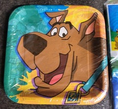 Vintage Scooby-Doo Party Decoration Lots Sealed 1990s Table Cloth, Napkins +++