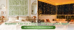 84Ft 12 Pack Artificial Ivy Garland Fake Plants, Vine Hanging Garland with CE