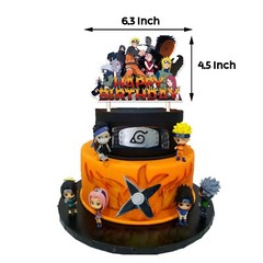 Hot🔥 Anime Naruto Shippuden Theme Birthday Party Decorate Supplies Set US Stock