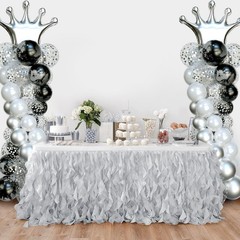 SINBEE Balloon Arch Stand, Balloon Arch Kit of 2, 7 Feet Height Adjustable Me…