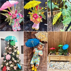 Mini Umbrellas for Doll Party Decoration, Photograph Toy Umbrella