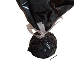 Graduation Unique Party Glitz Black and Silver Bow Balloon Weight Centrepiece