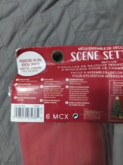 Christmas Room Decorating Kit 8×12′ Photo Wall Backdrop Holiday Season Fireplace