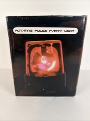 Large 7 Inch Red Flashing Beacon Party Light Rotating. Mint!