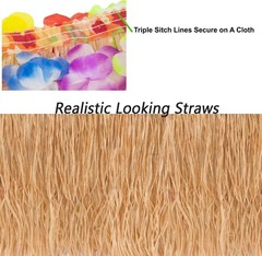 9 Feet x 29.5″ Luau Grass Table Skirt – Hawaiian Theme Party Skirt with