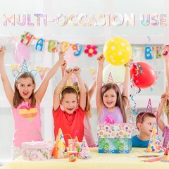 24 Pcs Unicorn Headbands Unicorn Birthday Party Favors,Plastic Hairbands for …