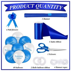 Grand Opening Ribbon Cutting Ceremony Kit Grand Opening Banner Decorations wi…