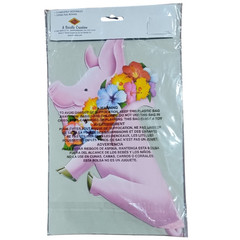 Luau Pig Tissue Centerpiece Tiki Hawaiian 12 Inch Party Decoration Honeycomb