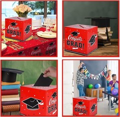 Graduation Decorations 2026 Grad Card Box for Gift Graduation Party Favors Deco