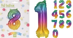 Birthday Decoration Set Multicolour 24pc Balloons Bunting Number Hats Tablecloth
