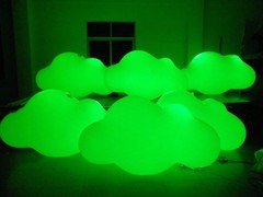 9.84FT PVC Inflatable Cloud Balloons Indoor Hanging Decoration for Party Event