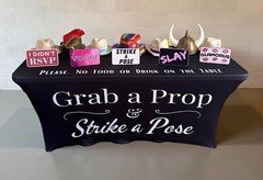 6 Foot Photo Booth Table Cloth