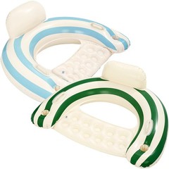 Pool Floats Chairs Adult Inflatable Lounge Sit in Float with Heavy-Duty Handles