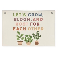 Boho Classroom Decor, Positive Affirmations Green Wall Decor Canvas Banner, G…