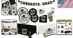 Convenient Disposable Graduation Tableware Set