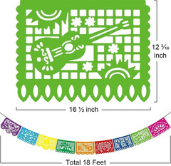 5PCS Mexican Party Banners, Cinco De Mayo Decoration Fiesta Party Decoration,