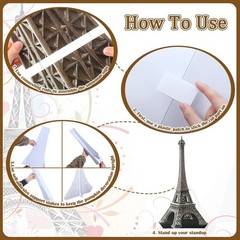 6 ft Eiffel Tower Cardboard Cutout Stand up Life Size French Part Theme Party