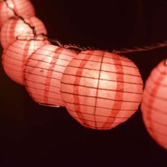 Quasimoon PaperLanternStore Decorative Paper Lantern – (10-Pack, 4-Inch, Fuch…