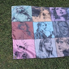 Taylor Swift 3×5 Flag Backdrop Music Star Birthday Party Photo Background Banner