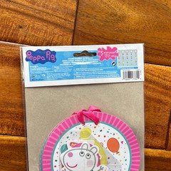 Peppa Pig Confetti Nick Jr Cartoon Kids Birthday Party Hanging String Decoration