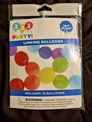 321 Party! Birthday Balloons Horns Tablecover Set lot of 6 NEW