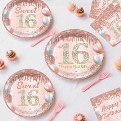 Complete Sweet 16 Birthday Decorations Kit