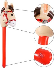Inflatable Stick Horse Costume Pony/Halloween/Western Cowboy/Horse Baby Showe…