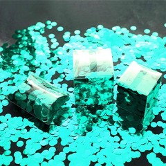 60g Teal Blue Foil Metallic Round Table Confetti Circle Dots Mylar Decor