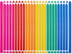 American Greetings Birthday Candles, Long 24 count, Thin Multicolored
