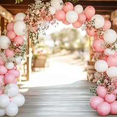 135pcs White Balloons Different Sizes 18 12 10 5 Inch for Garland Arch, Latex…