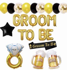 Bachelor Party Decorations for Men, Groom To Be Decorations, Groom To Be Sash…