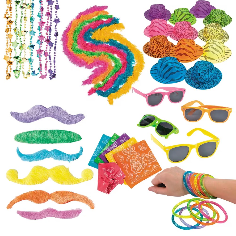 Neon Apparel Party Kit – 252 Pc.